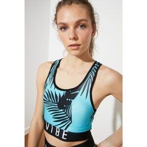 Trendyol Green Supported Patterned Sports Bra