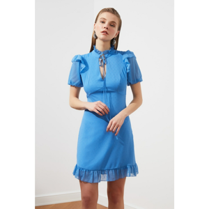 Trendyol Blue Collar Detailed Dress