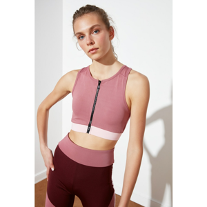 Trendyol Burgundy Supported Sports Bra