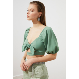 Trendyol Green Collar Detailed Bustier