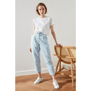 Trendyol Light Blue Belt Pants