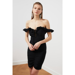 Trendyol Black Assk Detail Dress