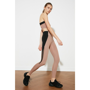 Trendyol Mink Tulle Detailed Sports Tights