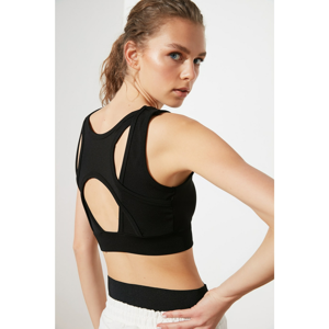 Trendyol Black Backed Back Detailed Sports Bra