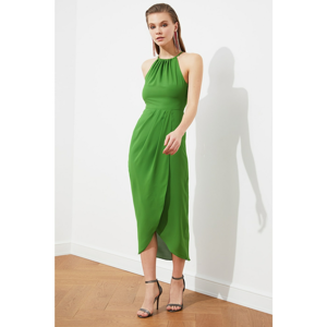 Trendyol Green Puckered Dress