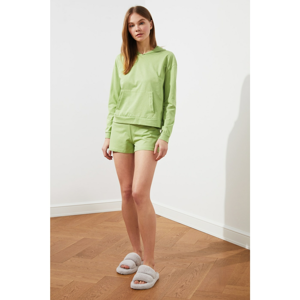 Trendyol Green Knitted Pyjama Set