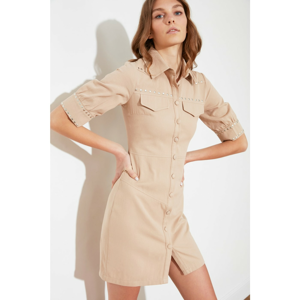 Trendyol Stone Button Dress