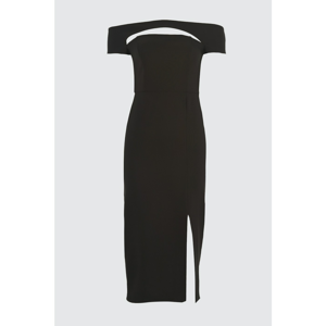 Trendyol Black Cleavage Dress