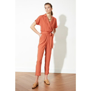 Trendyol Tile Belt Jumpsuit