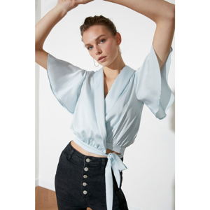 Trendyol Blue Binding Detailed Blouse