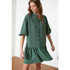Trendyol Green Button Dress