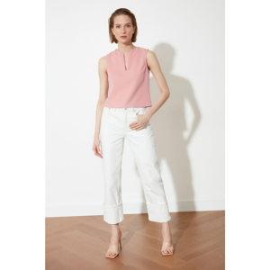 Trendyol Rose Dry V Collar Blouse