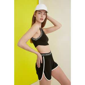 Trendyol Black Ribbon Detailed Knitted Bottom-Top Tool