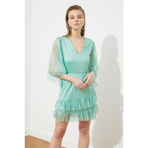 Trendyol Mint Collar Detailed Dress