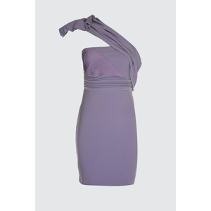 Trendyol Lilac Draped Dress