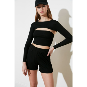 Trendyol Black Knitted Blouse