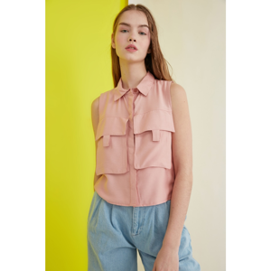 Trendyol Powder Pocket Detail Shirt