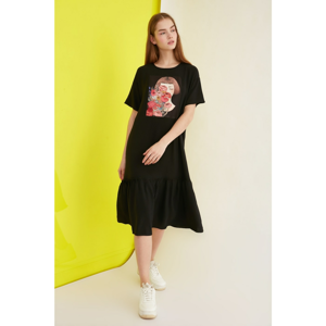 Trendyol Black Printed Dress