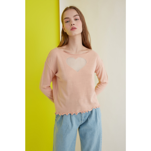 Trendyol Powder Hem frilled Knitwear Sweater