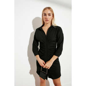 Trendyol Black Assynx Detailed Shirt Dress