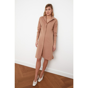 Trendyol Camel Shirt Dress