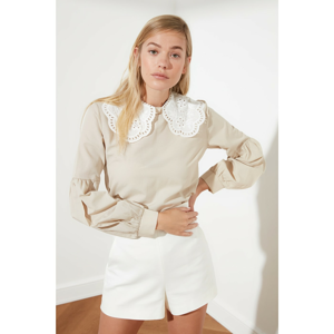 Trendyol Mink Collar Detailed Blouse