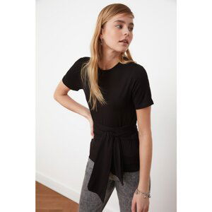 Trendyol Knitted Blouse with Black Binding Detail