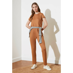 Trendyol Brown Knitted Bottom-Top Tool