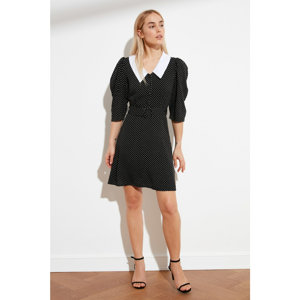 Trendyol Black BeltEd Collar DetailEd Dress