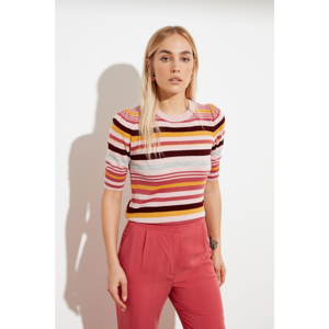 Trendyol Powder Striped Knitwear Sweater