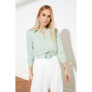 Trendyol Mint Basic Shirt