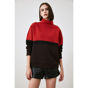 Trendyol Tile Color Block Knitted Sweatshirt
