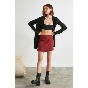 Trendyol Burgundy Accessory Detailed Skirt