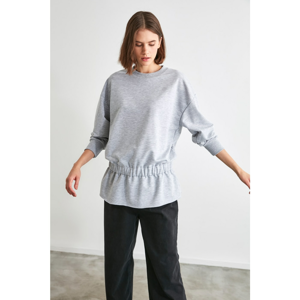 Trendyol Gray Assynx Knitted Sweatshirt