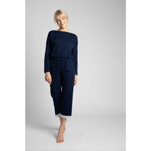 LaLupa Woman's Trousers LA041 Navy Blue