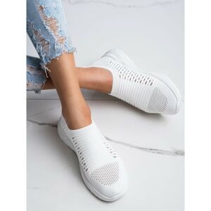 IDEAL SHOES COMFORTABLE OPENWORK SNEAKERS