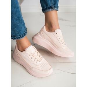SHELOVET CLASSIC ECO LEATHER SNEAKERS