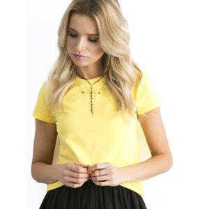 Plain yellow T-shirt