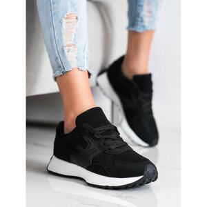 SHELOVET BLACK SNEAKERS