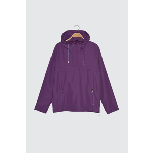 Trendyol Purple Male Half Zipper Detail New Coat