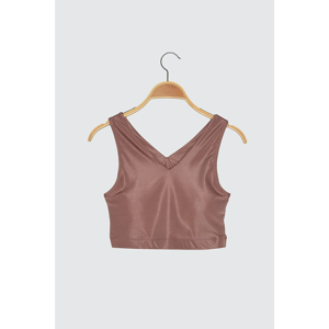 Trendyol Rose Dry Supported Tulle Detailed Sports Bra