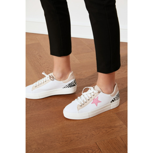 Trendyol Pink Star Women's Sneakers