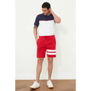 Trendyol Red Men's Panel Shorts & Bermuda