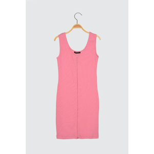 Trendyol Bodycon Knitted Dress WITH Pink Wick Zipper