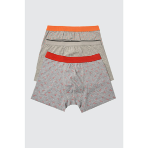 Trendyol Gray Male 3 Pack Boxer