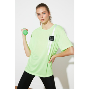 Trendyol Neon Green Pocket Detail Sport T-Shirt