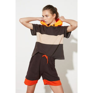 Trendyol Brown Sports Shorts