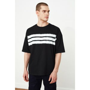 Trendyol T-Shirt - Black - Oversize