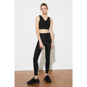 Trendyol Black Knitted Sports Tights