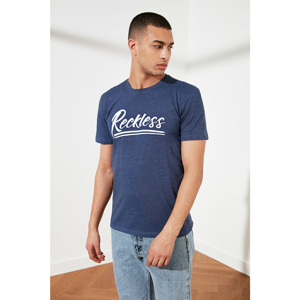 Trendyol Indigo Men's Printed T-Shirt